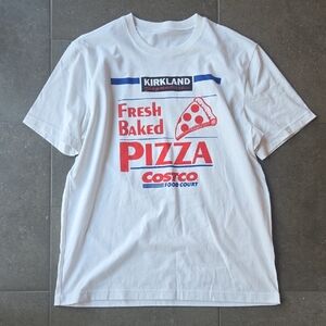 Kirkland Signature White Pizza Graphic Tee